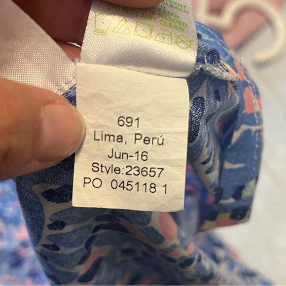 Lilly Pulitzer Tic Tac Tile Kinsey Tank Top - Picture 8 of 8